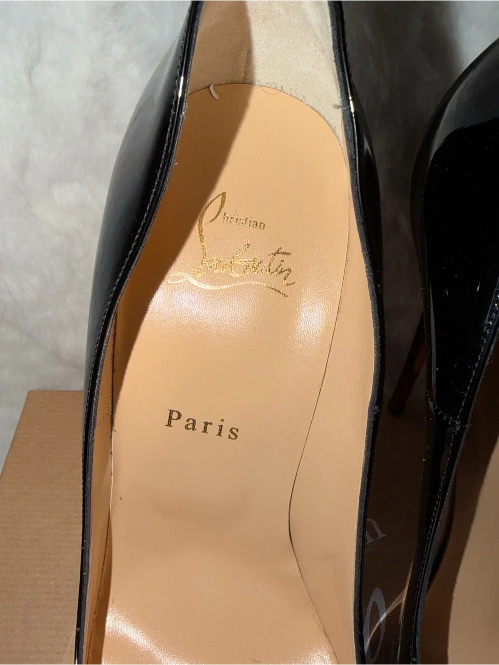 Christian Louboutin Black Patent So Kate Pumps- SIZE 40.5